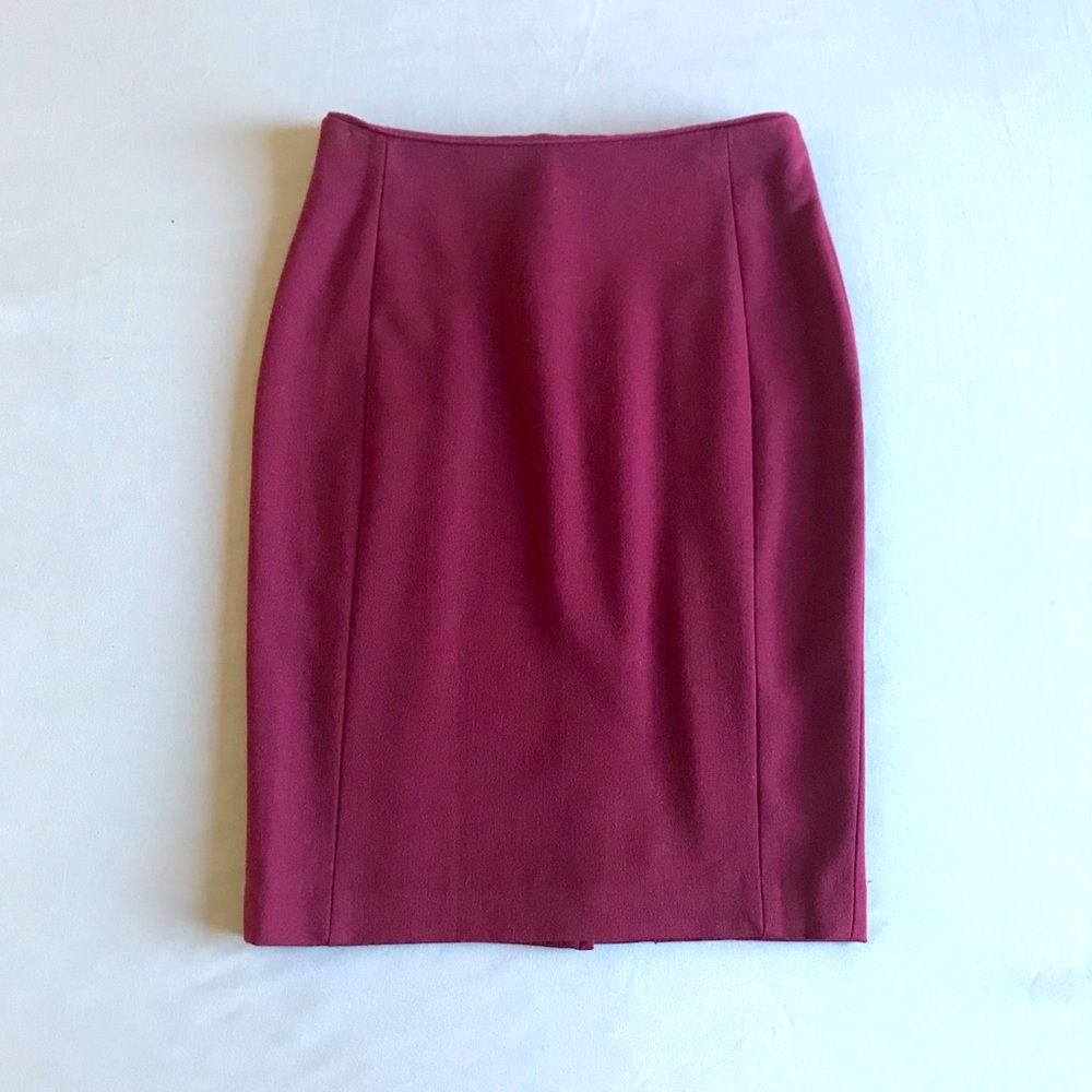 H&M Maroon Pencil Skirt
